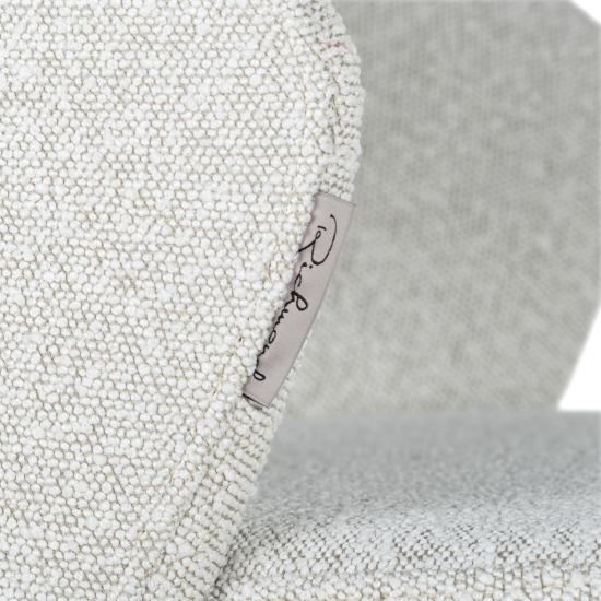 Savoy white bouclé - bequemer Stuhl